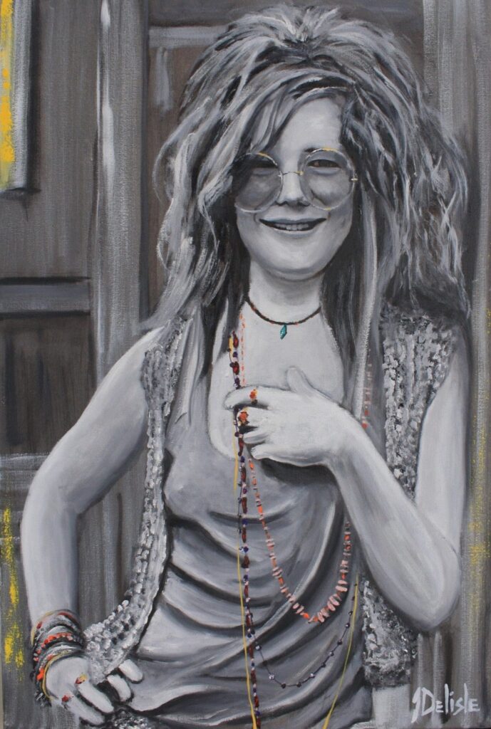 Janis, peinture de Jean Delisle